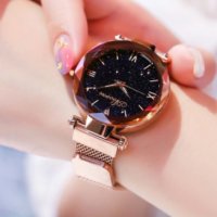 Уникален нов дамски часовник с магнитно закопчаване, снимка 5 - Дамски - 36746601
