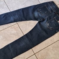 zara man skinny fit размер 32 мъжки дънки слим скини вталени леко ластични тъмо сини, снимка 4 - Дънки - 40470053