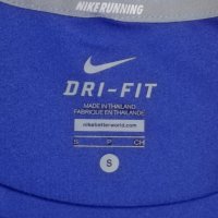 Nike DRI-FIT оригинална блуза S Найк спортна фланелка спорт фитнес, снимка 3 - Спортни екипи - 30374057