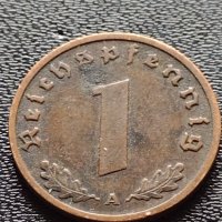 Две монети 1 райхспфенинг 1938г. Трети райх с СХВАСТИКА редки за КОЛЕКЦИЯ 37767, снимка 8 - Нумизматика и бонистика - 40637991