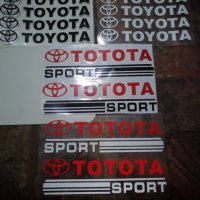Стикери за Тойота Toyota за дръжки на врати и огледало кола автомобил джип мотор 