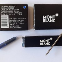 пълнители и патрончета за Мон Блан Montblanc refills оригиналнални, снимка 1 - Ученически пособия, канцеларски материали - 22466204