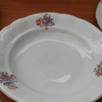 Стар български порцелан чинии, снимка 2 - Антикварни и старинни предмети - 33761815