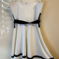 Бяла официална рокля. , снимка 3 - Рокли - 44793678