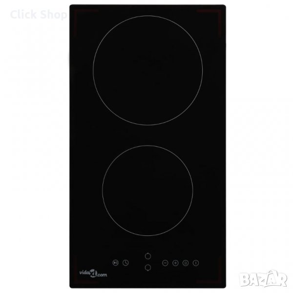 Керамичен плот с 2 котлона, сензорен контрол, 3000 W, снимка 1