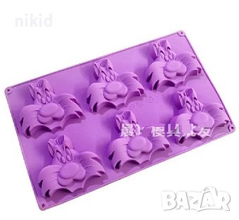 Котка Силвестър от Looney Tunes силиконов молд форма фондан гипс шоколад декор, снимка 1