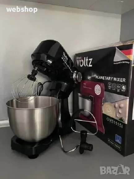 Планетарен миксер с купа Oliver Voltz OV51115I, 800W, 3.5 литра, 3 бъркалки, 12 степени, снимка 1