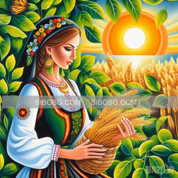 ДИАМАНТЕН ГОБЛЕН „ЖЪТВАРКА“, снимка 1