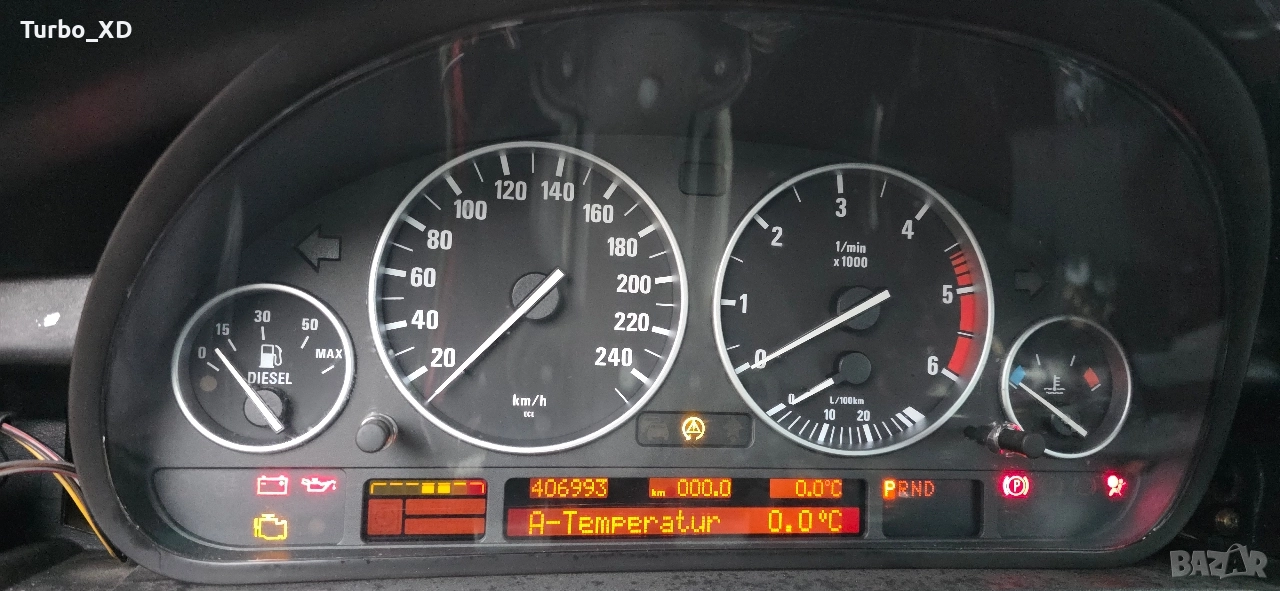 Продавам дизелово табло с голям борд за BMW E39, снимка 1