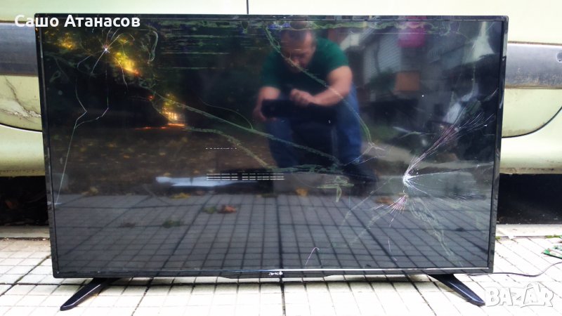 Arielli LED-43DN6T2 SMART със счупена матрица ,TP.MS338E.PB803 ,HV430FHB-N40 Tcon Board 47-6021121, снимка 1