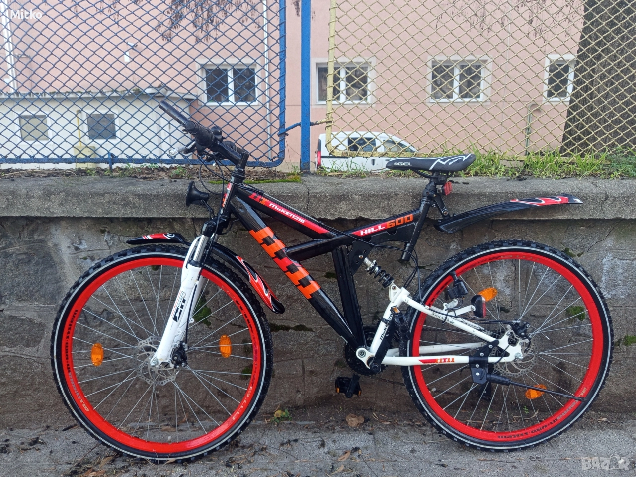 28 цола алуминиев велосипед с 21 скорости усилени капли амортисьори предни и задни дискови спирачки , снимка 1