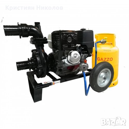 Професионална моторна помпа за вода на газ (LPG) двигател HONDA, снимка 1