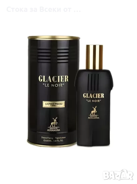 Мъжки парфюм Maison Alhambra Glacier Le Noir, EDP 100ml    , снимка 1