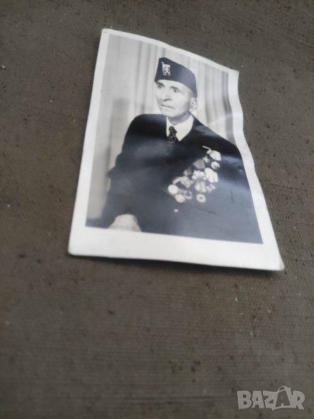 Снимка Опълченец с ордени НРБ МООП, снимка 1