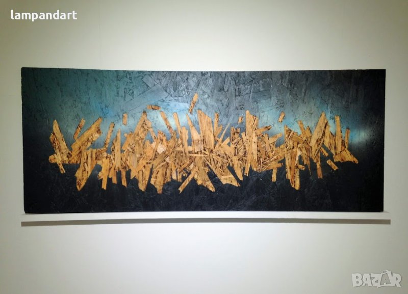 Голяма абстрактна картина, снимка 1