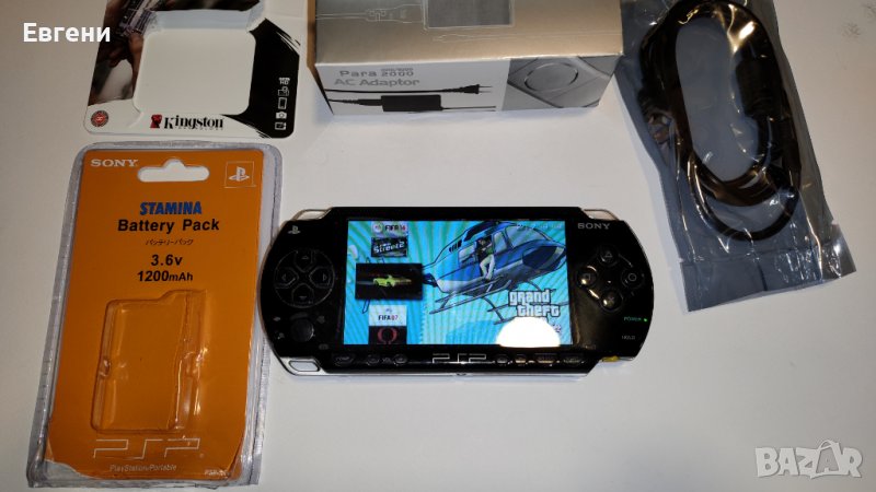 Хакната ПСП PSP Конзола PSP 32 гб мемори карта и 100 игри, снимка 1