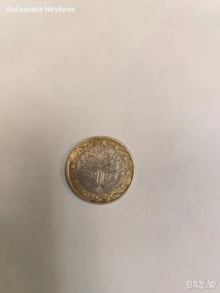 монета от 1 евро , снимка 1