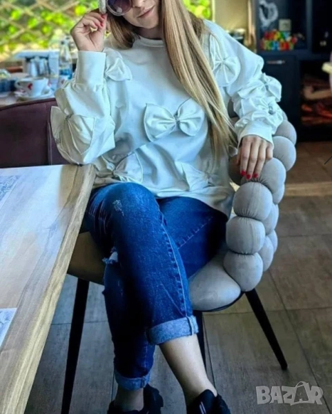 блуза с панделка , снимка 1