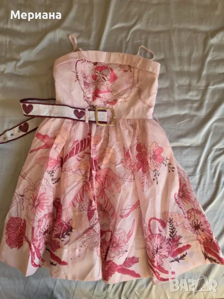 Лятна рокля с колан, С размер , снимка 1