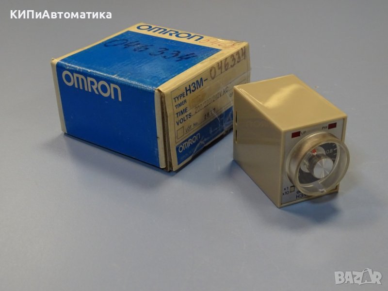 реле време Omron H3M-D solid state timer 0-1 min, снимка 1
