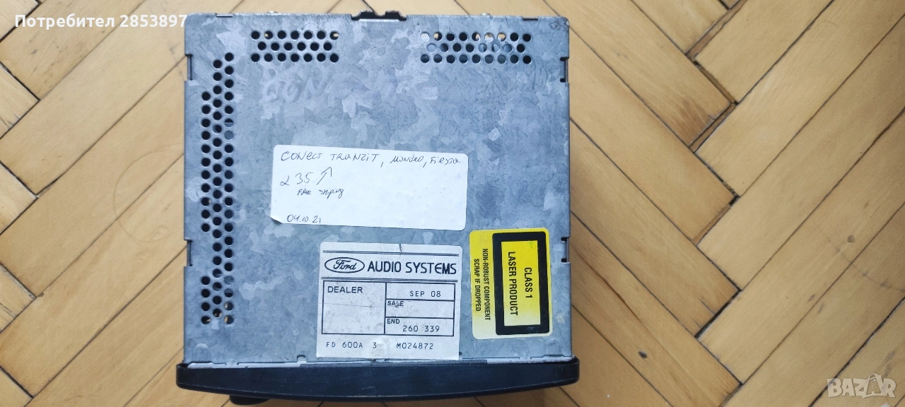 FORD FOCUS MK1 CD РАДИО ПЛЕЪР (01-07) YS4F-18C815-AD, снимка 1