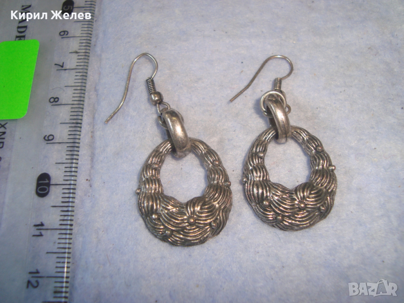 ПОСРЕБРЕНИ ВИНТИДЖ АРТ ДЕКО СТИЛ ОБЕЦИ ОРНАМЕНТИРАНИ 8634, снимка 1