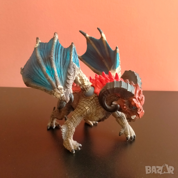 Колекционерска фигурка Schleich Dragon Battering Ram Дракон таран 70511 2014г, снимка 1