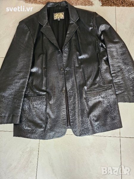 Кожено сако, снимка 1
