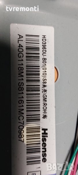 LED подсветка за дисплей HD396DU-B01 за телевизор Hisense модел LTDN40K321UWTSEU, снимка 1