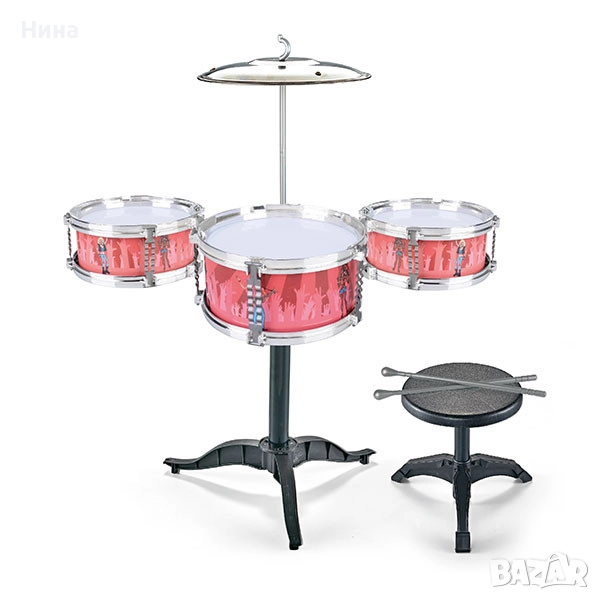 Комплект барабани и столче 🥁, снимка 1