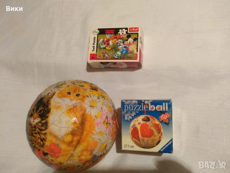 Мини пъзел топка - 60 части puzzle ball 60 D-88194, снимка 1