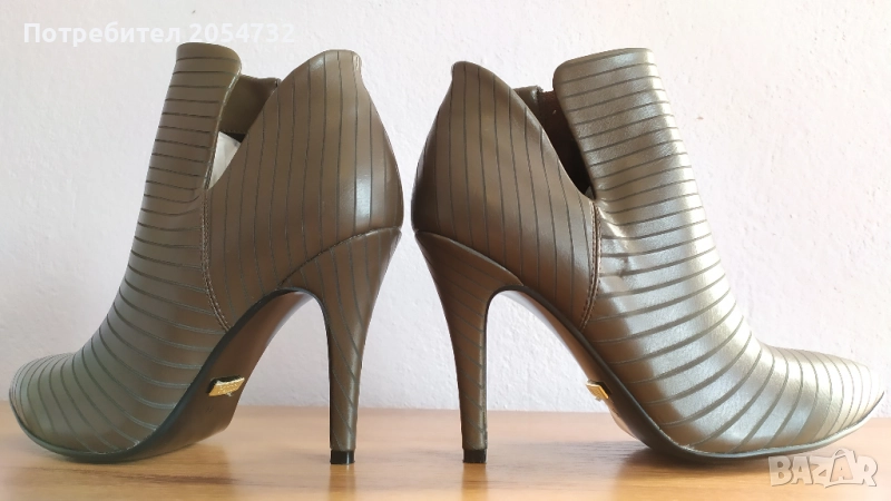 Дамски боти на висок ток, 41-ви номер, снимка 1
