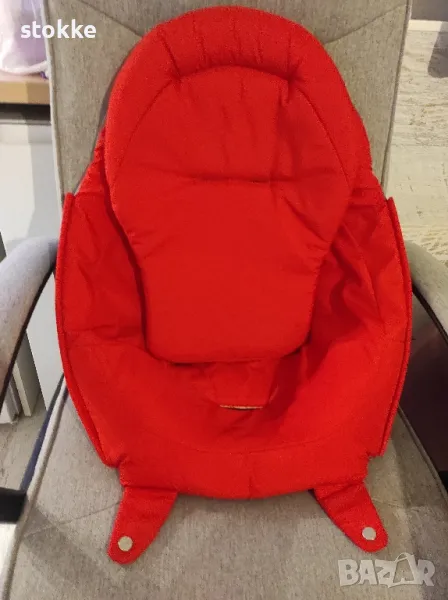 Текстилна седалка+ възглавница за кош Stokke, снимка 1