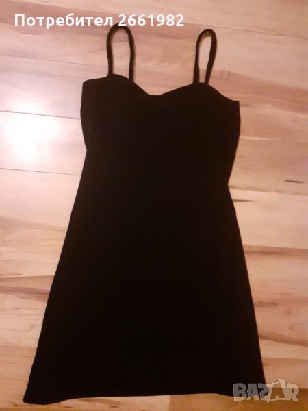 Малка черна кадифена рокличка, снимка 1