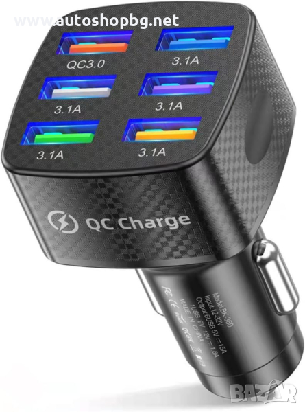 USB FAST CHARGER-УНИВЕРСАЛНО ЮСБ БЪРЗО ЗАРЯДНО С 6 ПОРТА, снимка 1