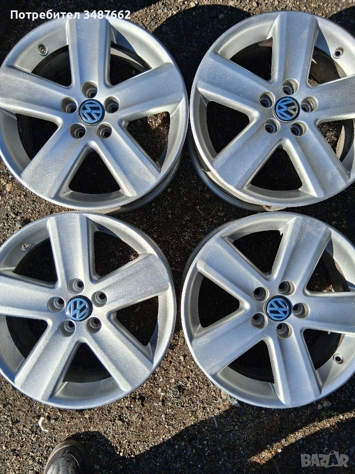 16цола 5×100 ет 47 6.5J ×16 ц.57.1мм , снимка 1