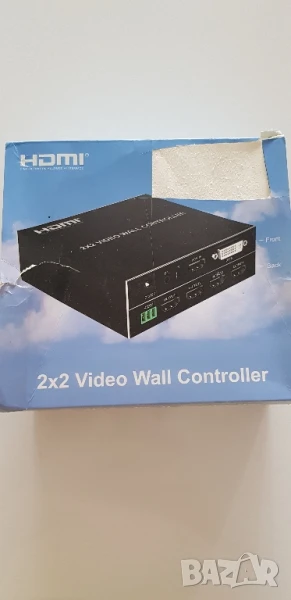 2x2 HDMI Video Wall Controller с 4K вход, 1080P изход, IR Remote & RS232 Контрол, снимка 1