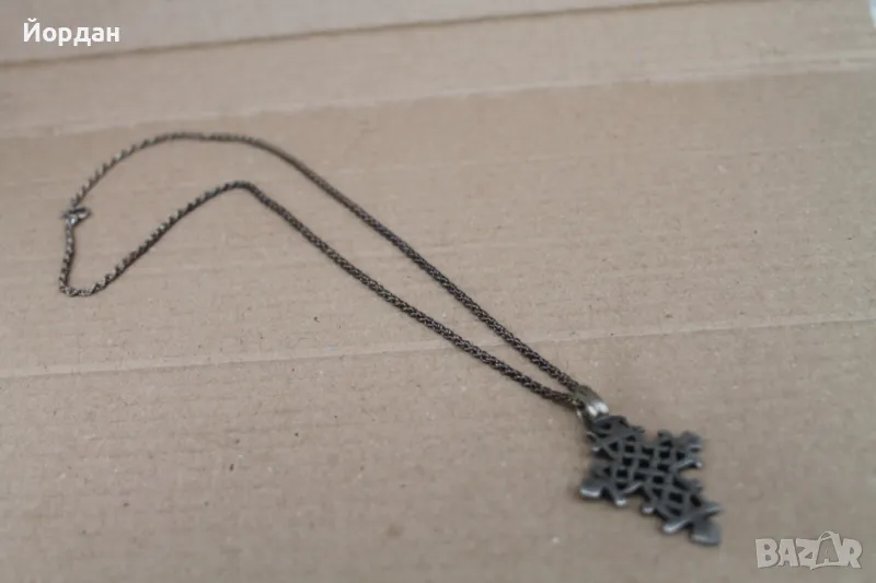 Стар сребърен кръст, снимка 1