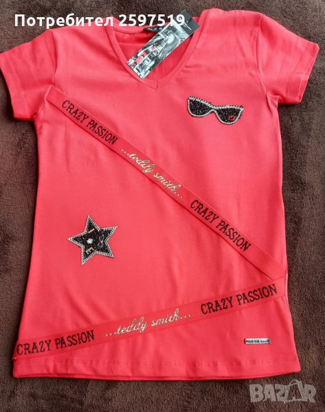 Дамска блуза ръчна декорация., снимка 1