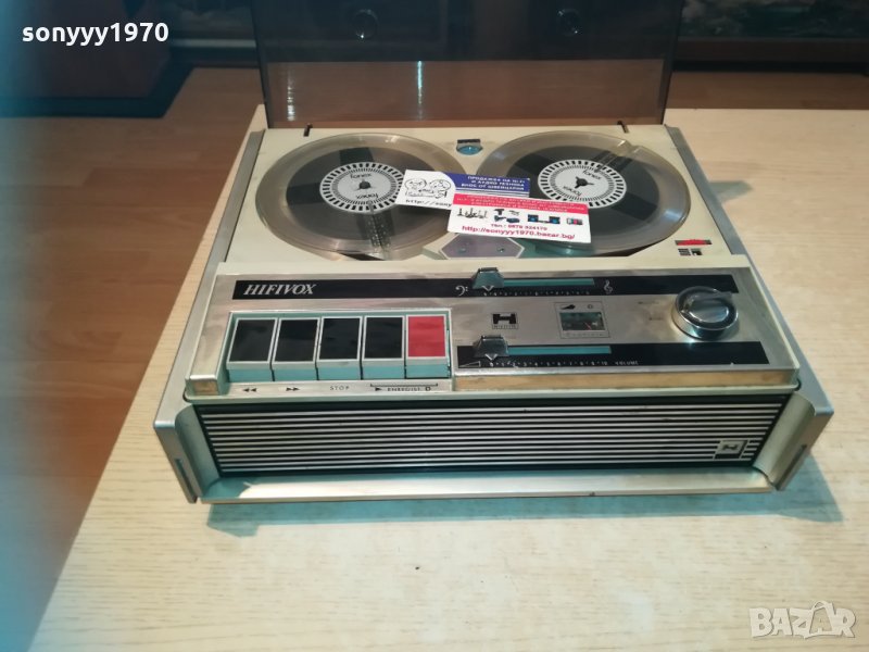 hifivox made in france-ретро ролков 12в/220в/батерия, снимка 1