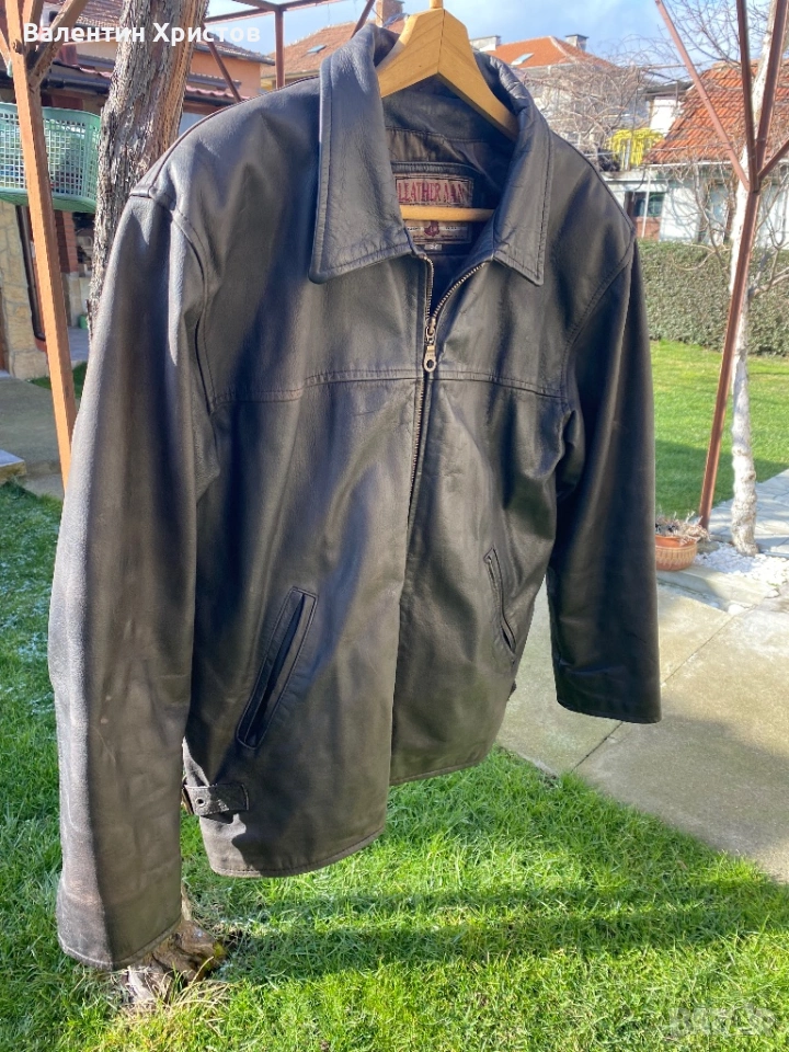 Кожено яке размер 52 L/XL, снимка 1
