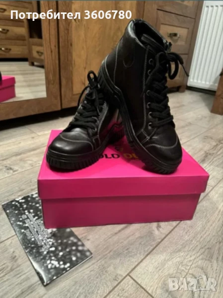 Дамски боти от естествена кожа , снимка 1