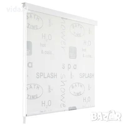 vidaXL Ролетна щора за баня, 80x240 см, Splash（SKU:142871）, снимка 1