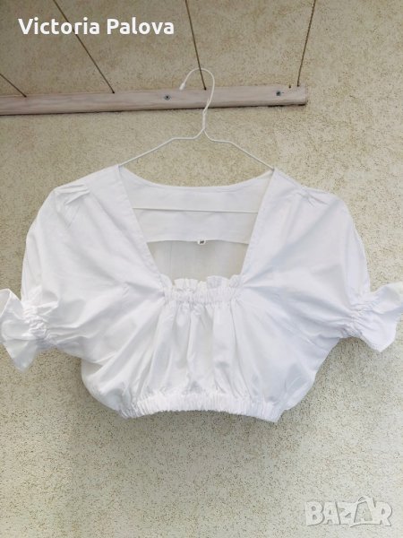 Модерна блуза-къс топ, снимка 1