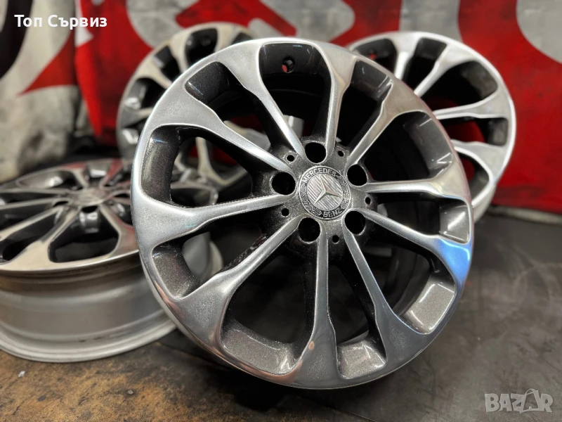Алуминиеви джанти за Мерцедес, 17 цола, 5x112, снимка 1