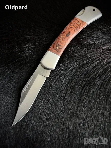 Силен голям сгъваем ловен нож Linder. (320912), снимка 1