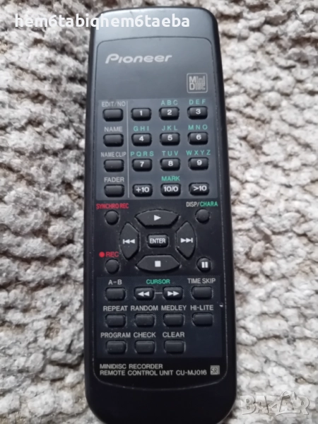 Pioneer за Minidisc recorder оригинално дистанционно управление, снимка 1