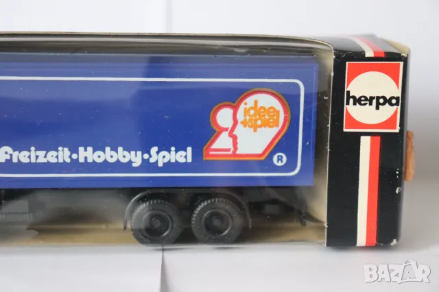 HERPA H0 1/87 MERCEDES BENZ КАМИОН ИГРАЧКА МОДЕЛ ВЛЕКАЧ, снимка 3 - Колекции - 49696930