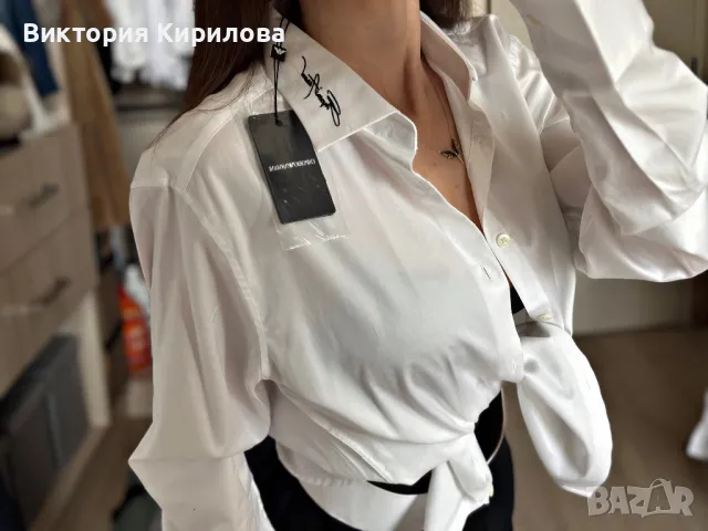 Риза Emporio Armani, снимка 5 - Ризи - 48942430