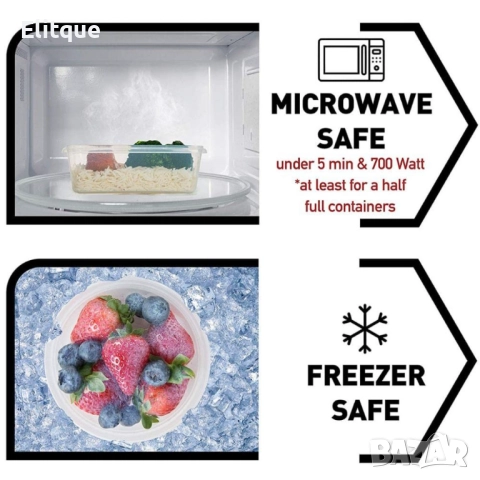 Комплект стъклени купи с пластмасов капак - 3броя, снимка 8 - Други - 52744908